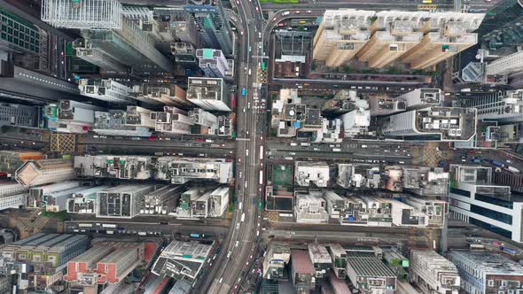 Top view of Hong Kong  alt