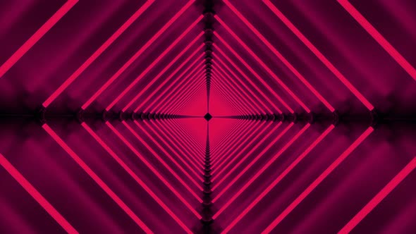 Geometric Squared Maroon Tunnel Seamless Loop alt