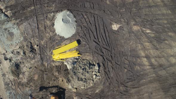 New Suburban Development Infrastructure Building Site Aerial View alt