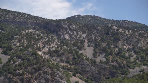 Panorama of Mountain Rocks