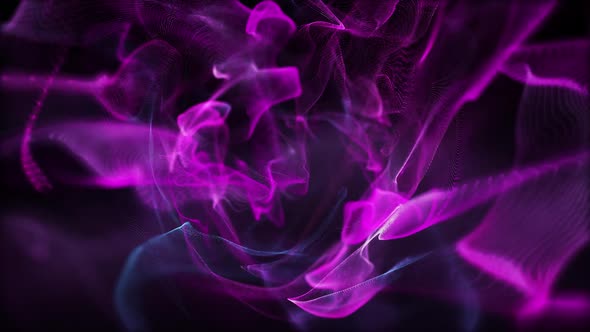 Fluid Particles Award Purple Full HD