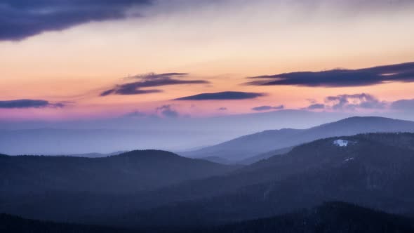 sunset over the southern Urals alt