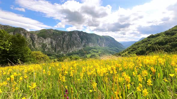 Mountains Summer Day Time Lapse alt