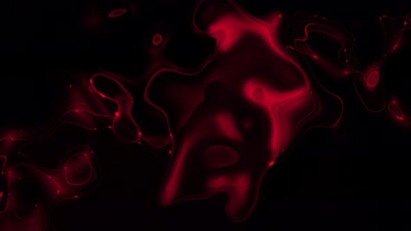 Dark red color abstract wavy liquid animation. A 229