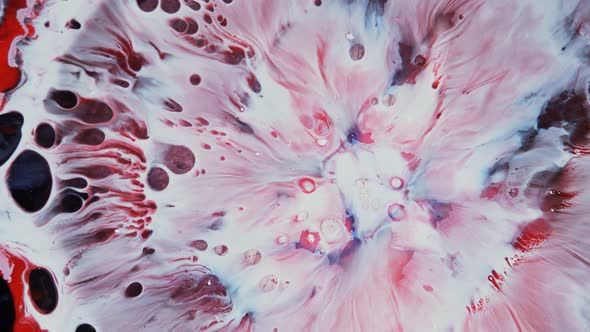 Abstract Grunge Color Ink Paint Spread Explosion Narrowing Space Explosion Background alt