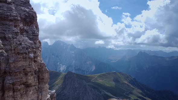 Breathtaking Aerial View of Italian Dolomites alt