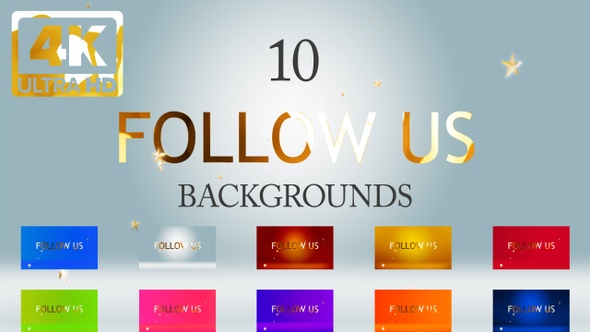 10 Follow Us Backgrounds
