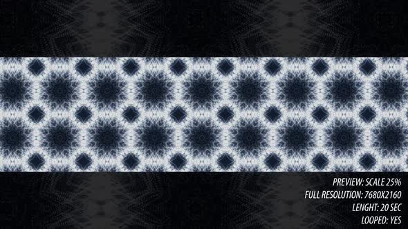 Ice Kaleidoscope Pattern Background alt