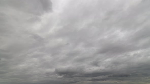 Full Frame Overcast Sky Wide Angle Timelapse
