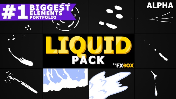 Liquid Shape Elements | Motion Graphics Pack
