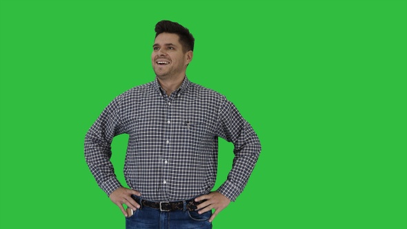 Male contraction worker ready for work Casual man with alt