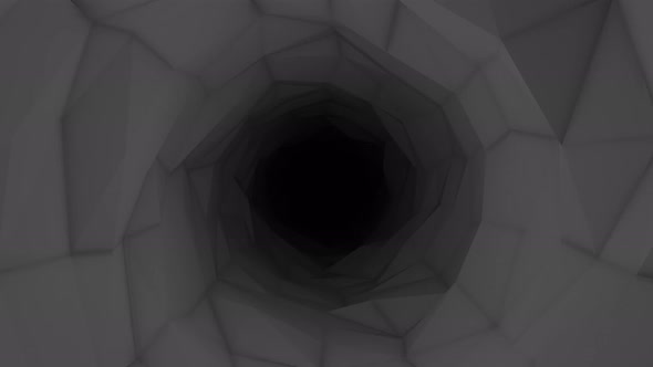 Dark Low Poly Tunnel Loop