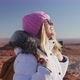 Portrait Young Smiling Woman Enjoying Outdoor Adventure in Monument Valley USA - VideoHive Item for Sale