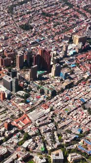 Bogota Cityscape Vertical Footage