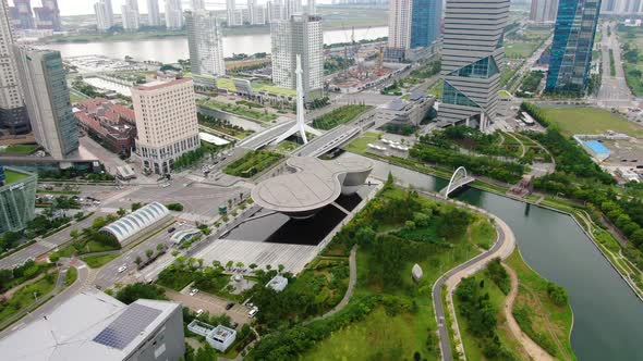 Incheon Songdo Central Park Building View