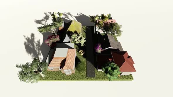 Isometric suburban house alt