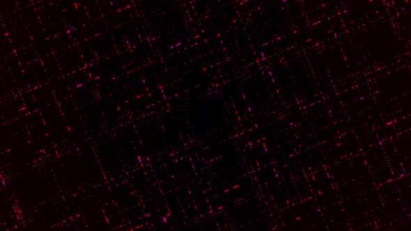 Concept of flowing red energy impulses alt