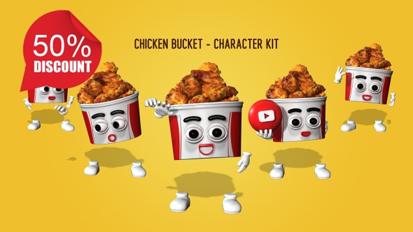 Chicken Bucket - Character Kit