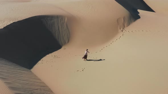 Woman Drawing in Imagination and Fantasy Futuristic Virtual Reality World alt