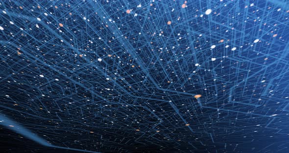 4K seamless loop of print circuit technology cyber and futuristic concept. alt