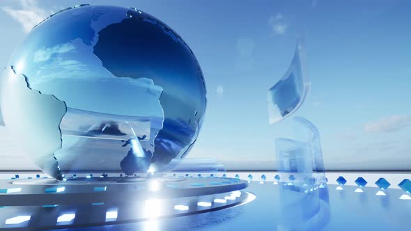 World News Background 4k alt