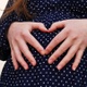 Pregnant Woman Holding Hands on Her Belly - VideoHive Item for Sale