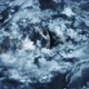 Night Sky with Moon and Rain - VideoHive Item for Sale