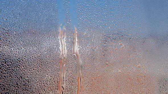 Drops of Water on Window