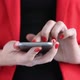 Closeup of Female Hands Texting on Smartphone Business Woman Typing Message or Email - VideoHive Item for Sale