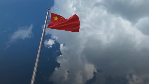 China Flag Waving 2K alt