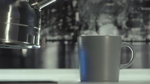 Cozy atmosphere in the home kitchen alt