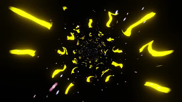 Abstract Endless Tunnel Visual Seamlessly Looping Background alt