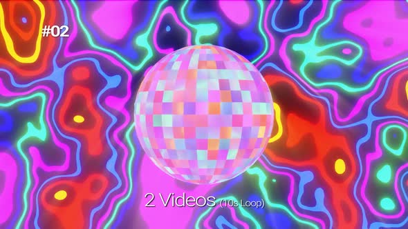 Shining Neon Energy Mirror Ball Pack