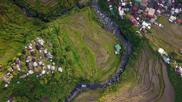 Top View Of Banaue Rice Terraces alt