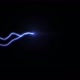 Electric lightning spark loop effect animation