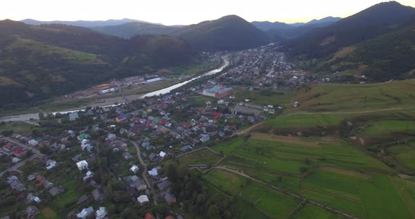 View of the Carpathian Village alt