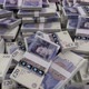 20 British Pounds Sterling Banknote Bundles Scattered - VideoHive Item for Sale