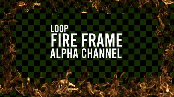 Fire Frame Alpha Loop