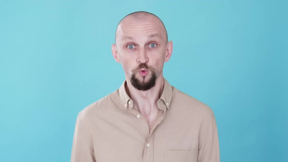 Wow Reaction Perfect Surprise Shocked Man Gif Loop alt