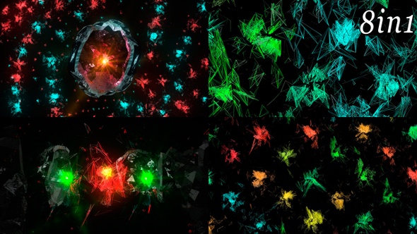 Cosmic Crystals - VJ Loop Pack (8in1) alt