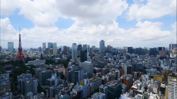 Beautiful architecture building in Tokyo city Japan alt