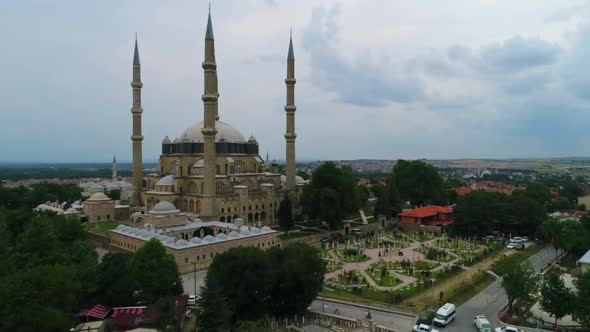 Selimiye Mosque In The City Edirne alt