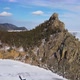A rock on the shore of Baikal. A popular tourist spot. Lake on frosty sunny day - VideoHive Item for Sale