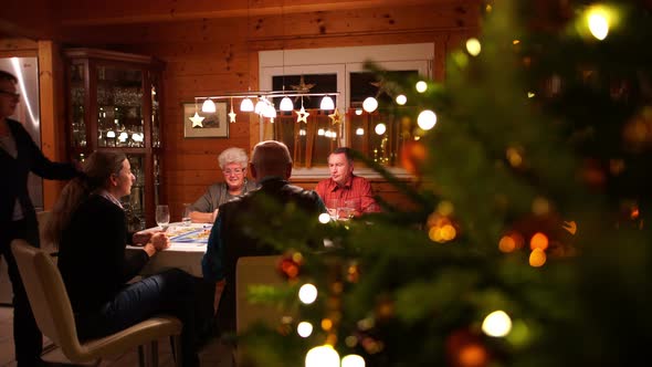 Family at Christmas Table
