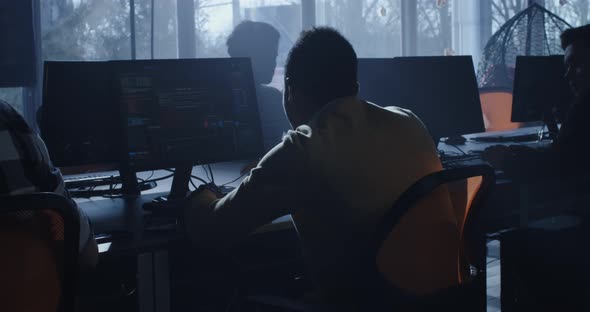 Digital Artist Working on 3d Graphics alt