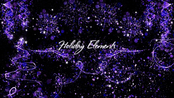 Holiday Particles Elements