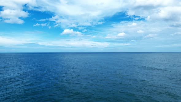 4K aerial drone view of beautiful sea waves, Flight over sea. alt