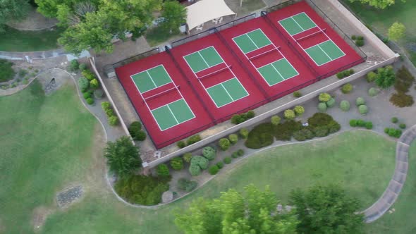 Empty Tennis Courts