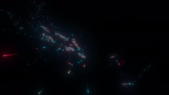 Abstract Map Of Solomon Islands alt