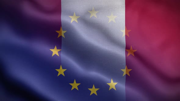 EU Peru Flag Loop Background 4K